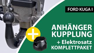 Anhängerkupplung schwenkbar FORD KUGA I  Brink Komplettsatz  Montage von Rameder [upl. by Llecrep408]