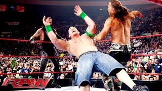 John Cena amp The Undertaker vs DGeneration X vs JeriShow Raw November 16 2009 [upl. by Mahseh]