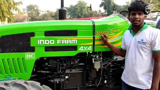 INDO FARM 3055DI 60hp 4wd review [upl. by Lyell]