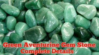 Green Aventurine Gemstone Complete Details [upl. by Lovell]