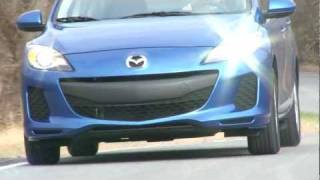 2012 Mazda MAZDA3 SkyActiv  Drive Time Review with Steve Hammes  TestDriveNow [upl. by Sprage]