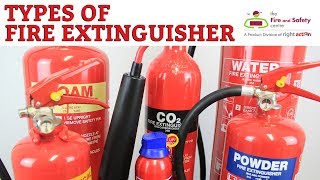 Types of Fire Extinguisher and Their Uses [upl. by Paula2]