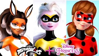 Glow Up Miraculous  Disney Princesses TikTok Compilation №23 [upl. by Esinel]