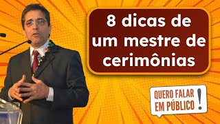 8 dicas de um Mestre de Cerimônias [upl. by Nairrot545]