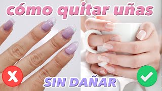 Como QUITAR uñas ACRÍLICAS en casa FÁCIL Y SIN DAÑAR ♥ Jimena Aguilar [upl. by Treblig790]