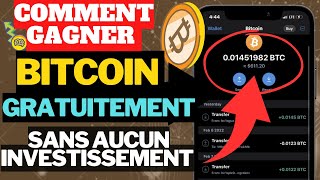 Comment Gagner Des BITCOIN Gratuitement sans investissement en 2023 [upl. by Christenson]