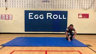 Educational Gymnastics Egg Roll [upl. by Arremat579]