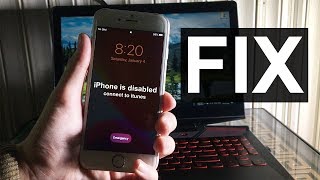 How to Unlock Disabled iPhoneiPadiPod without iTunes or Passcode [upl. by Ettenauq]