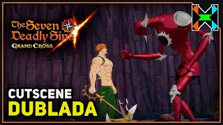 NANATSU GC DUBLADO  Escanor Vs Galand amp Melascula [upl. by Zetnauq]