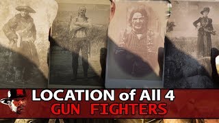 All Gun Fighters Locations  Red Dead Redemption 2  Guide [upl. by Aspa]