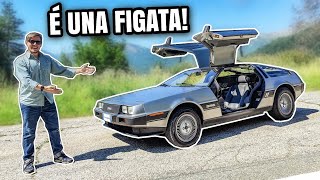 Ho Guidato la Macchina del Tempo  DeLorean DMC12 Test Drive 🛸 [upl. by Llered]