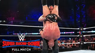 FULL MATCH  Undertaker vs Triple H  No Disqualification Match WWE Super ShowDown 2018 [upl. by Navoj]