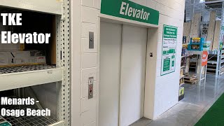 Wonderful Thyssenkrupp Hydraulic Elevator  Menards  Osage Beach MO [upl. by Acilgna]