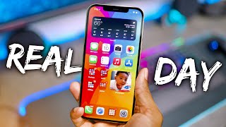 iPhone 12 Pro Max  REAL Day in the Life Review [upl. by Onek171]