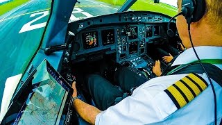 Cockpit Aer Lingus A330 GoPro Takeoff Dublin [upl. by Gottlieb]