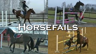 VÅRA ROLIGASTE AVRAMLINGAR amp FAILS  Horse Fail Compilation [upl. by Eibrad]