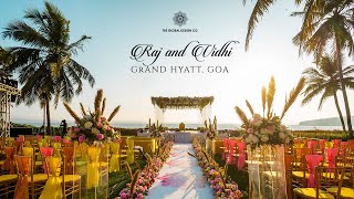 Destination Wedding in Goa  Wedding at Grand Hyatt Goa  The Global Design Co  Beach Wedding Goa [upl. by Pepin]