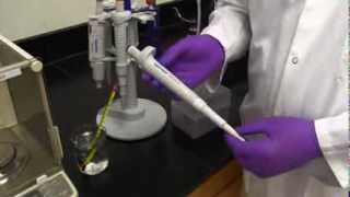 Pipette Calibration and Cleaning [upl. by Ellecrad]