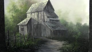 Paint with Kevin Hill  Old Weathered Barn [upl. by Charbonnier]