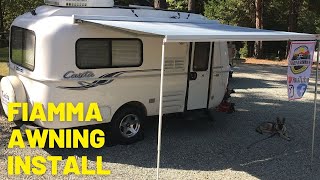 Casita Trailer Fiamma F45s Awning Installation [upl. by Eilsek]