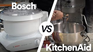 KitchenAid vs Bosch Which Stand Mixer is Best [upl. by Ailil872]