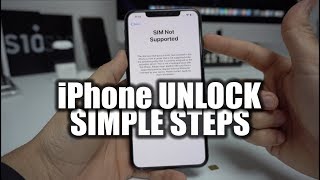 iPhone Unlock SIM Instructions  Simple Steps [upl. by Asile]