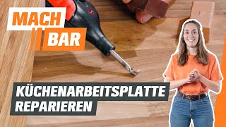 Küchenarbeitsplatte reparieren  OBI [upl. by Brien]