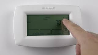 RTH7600D 7Day Programmable Honeywell Home Thermostat  How to Program Schedules [upl. by Jacinthe645]