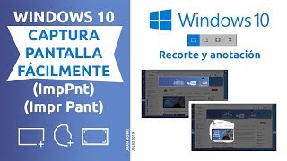 Windows 10 captura pantalla fácilmente 2019 [upl. by Lachus659]