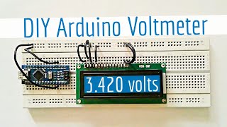 How to make a Digital Voltmeter with Arduino  Arduino Projects [upl. by Ambur]