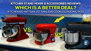 KITCHENAID Stand Mixer vs KNOCKOFFS Sanlida  Rozi  Cooklee  Best Stand Mixer Review [upl. by Ardel]