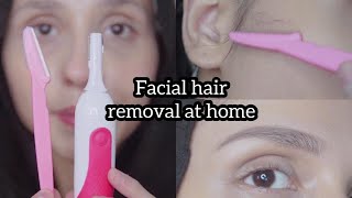 How to Use Facial hair removal  tinkle razor amp veet trimmer [upl. by Tove676]