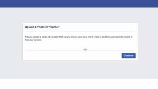 How to fiX FACEBOOKs quotPlease upload a photo of yourself which clearly shows your face quot [upl. by Adnalor378]