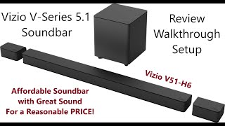 Vizio VSeries 51 Soundbar  Review  Walkthrough  Setup  Dec 2020 [upl. by Raffarty]