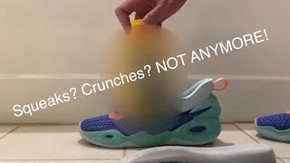 HOW TO FIX YOUR SQUEAKYCRUNCHY NIKES WITH A ZOOM AIR STROBEL [upl. by Nelyk]