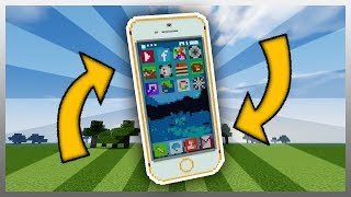 ✔️ Working IPHONE in Minecraft Real Apps [upl. by Saleem]