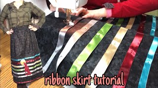 DIY PLEATED SKIRT easy method Using a Fork [upl. by Virgin]