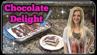 Chocolate Delight  4 Layer Dessert Recipe [upl. by Arded751]