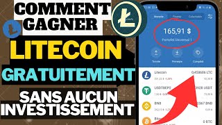 Comment Gagner Des LITECOIN Gratuitement sans investissement en 2023 [upl. by Omissam136]