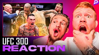 TIM WELCH INSTANT REACTION TO INSANE HOLLOWAY KO  LIVE FROM UFC 300 [upl. by Nickerson831]