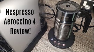 Nespresso Aeroccino 4 Milk Frother Review  Worth upgrading from the Aeroccino 3 [upl. by Aidne]