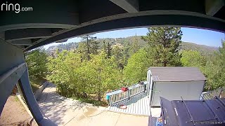 RAW VIDEO Small Plane Crashes Near Lake Arrowhead 2 Survive [upl. by Notnel]