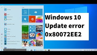 Fix  Windows 10 Update error 0x80072EE2 [upl. by Friedland]