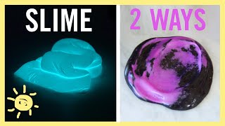 DIY  Glow in the Dark and Color Changing SLIME [upl. by Gabriel764]