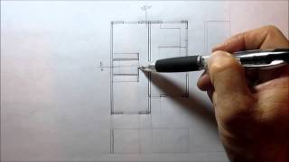 CÓMO HACER UN CORTE DE UN PLANO ARQUITECTÓNICO [upl. by Nessy]