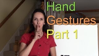 Hand Gestures 12  American Culture amp English Vocabulary [upl. by Aitsirt]