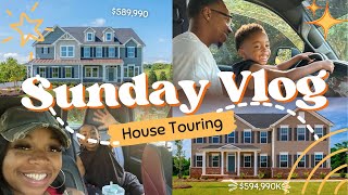 SUNDAY VLOG  TOURING HOUSES [upl. by Narra]