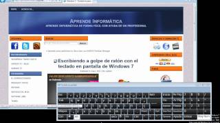 Windows 7  Capturar una pantalla [upl. by Rame]