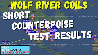 Test 2 Wolf River Coils Counterpoise Length Long VS Short [upl. by Hedvige423]