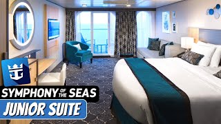 Symphony of the Seas  Junior Suite Full Walkthrough Tour amp Review 4K  Royal Caribbean Cruise Line [upl. by Werby]